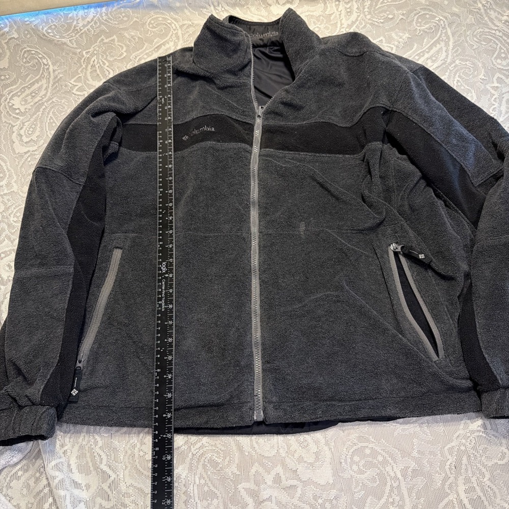 Vintage 90s Columbia Fleece Jacket Made in USA Men XL Full Zip Outdoor Gorpcore